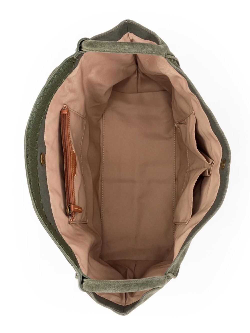 The Sak Large Los Feliz Tote Moss Suede - Picture 4 of 6